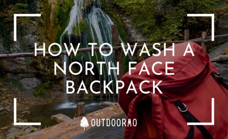 how to wash north face backpack