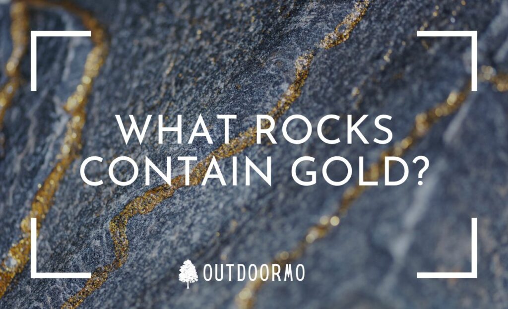 What rocks contain gold