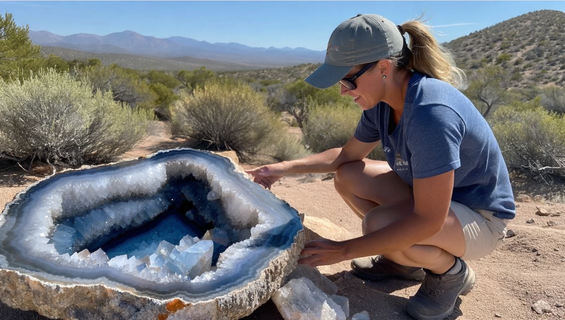 What Are Common Hazards in Geode Hunting